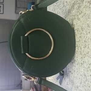 Small Round Green Purse